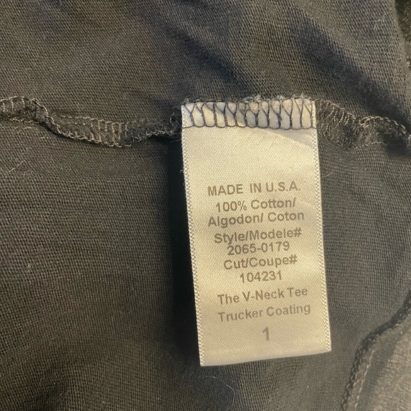 Current/Elliott VNeck Cotton TShirt - Picture 4 of 4